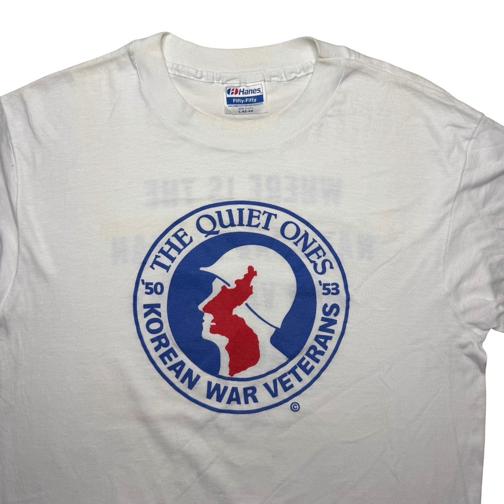 Vintage 90s Korea Korean War military‎ veteran shirt